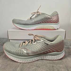 Saucony Guide 13 Womens Running Shoes Gray Coral S10548-45 Size 10
